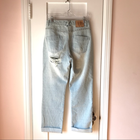 SOMEDAYS LOVIN Survivor Studded Jeans Small - Picture 5 of 8